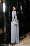 Áo vest dáng suông vừa phối cổ 2 ve