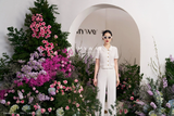 (3 màu) Quần suông ống rộng cạp cao Elegant