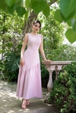 Đầm Xòe Cổ Tròn Không Tay Có Túi