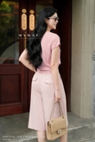 Quần lửng khóa trước dài trên gối