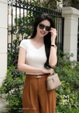 (3 màu) Quần lửng bom khóa trước có túi