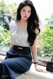 Áo sơ mi suông cổ chun không tay