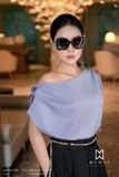 Áo kiểu trễ vai 1 bên cá tính