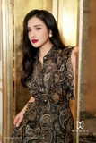 Áo sơ mi tay lỡ họa tiết Paisley