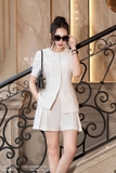 Áo vest ôm công sở ngắn tay