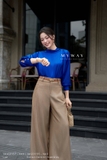 Quần dài ống suông qua mắt cá chân tinh tế