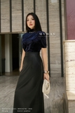 (3 màu) Áo cotton thun cổ lọ tay ngắn