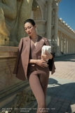Áo vest dài tay công sở cổ hai ve