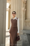 Áo sơ mi Kate dài tay cổ đức