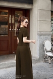 (4 màu) Áo kiểu ngắn tay đính hoa 3D