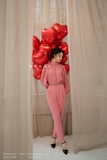 (2 màu) Quần baggy công sở cạp cao Valentine