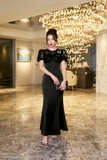 Đầm tiệc đuôi cá tay ren