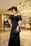 Đầm tiệc đuôi cá tay ren