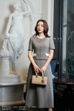 Áo vest kiểu công sở cổ bèo