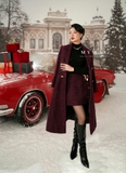 Chân váy chữ A dạ tweed dáng ngắn