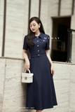 Áo vest kiểu dáng croptop bo gấu