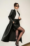 Quần short cạp cao Simili Leather