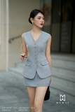Chân váy chữ A dáng ngắn basic