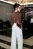 Quần suông cạp cao basic