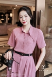 Chân váy dáng A Garbadine công sở