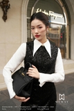 Áo sơ mi Kate dài tay cổ đức