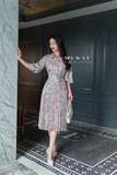 Outlet | Áo sơ mi cổ đức lụa chiffon Lily Malyn