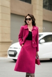 Chân váy xòe dạ basic