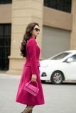 Chân váy xòe dạ basic