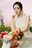 Áo kiểu viền ren không tay