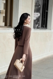 Áo vest công sở cổ bèo dài tay