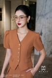 (2 màu) Quần suông xếp ly bản lớn