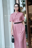 Chân váy dáng A Garbadine công sở