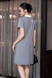 Đầm suông cotton cổ Đức