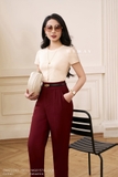 (4 màu) Quần baggy dài qua bắt cá chân basic