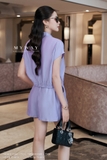 Áo sơ mi bo gấu dáng cổ Đức