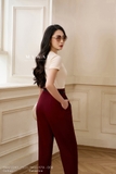 (4 màu) Quần baggy dài qua bắt cá chân basic
