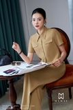 Áo sơ mi ngắn tay Gabadine