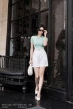 (10 màu) Áo thun cotton ôm tay ngắn