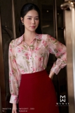Chân váy xòe rủ Garbadine công sở