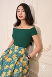 (2 màu) Áo Cotton basic dài ngang hông tay ngắn