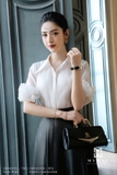Áo sơ mi Voan nhật 3D