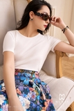 (3 màu) Áo thun cotton ngắn tay basic