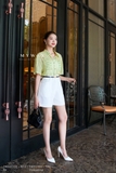 Áo sơ mi Tơ ngắn tay kẻ sọc