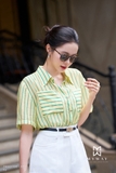 Áo sơ mi Tơ ngắn tay kẻ sọc