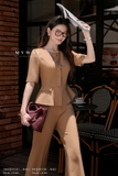 Quần suông ống vẩy dài ngang mắt cá chân