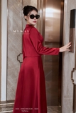 Áo vest suông vừa dáng cổ 2 ve