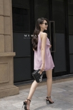 (2 màu) Quần short cạp cao basic