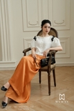 (2 màu) Quần suông A Lụa Taffeta