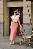 (6 màu) Áo cotton thun trễ vai
