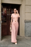 Quần ống suông cơ bản cap cao